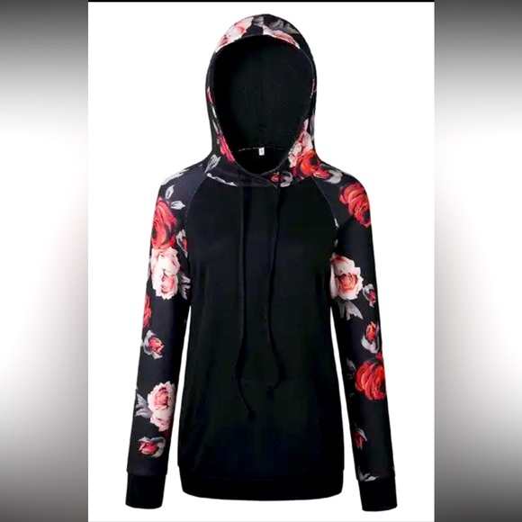 Floral printed Hoodie - Picture 2 of 2
